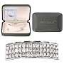 Rhodium Plated Three Layers Of Princess Cut Clear Crystal Top GrillZ 
